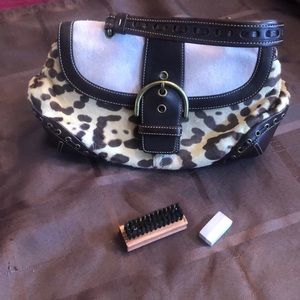 Coach suede and Nubuc purse